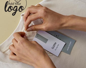 Custom Jewelry Hang Tags Wholesale - Custom Printed Tags - Tags with String - Custom Made Shirt Tags