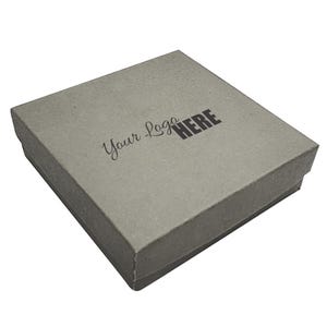 Premium Slate Grey Cotton Filled Jewelry Gift Boxes #33 -Made-In-Usa--Sold In Cartons of 100pcs