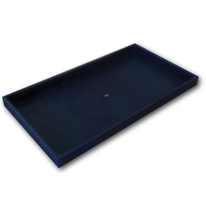 Full Sized Tray Plastic or Wood  Tray-Black-Full Size-1&quot; Tall, Travel, Tradeshow, Storage