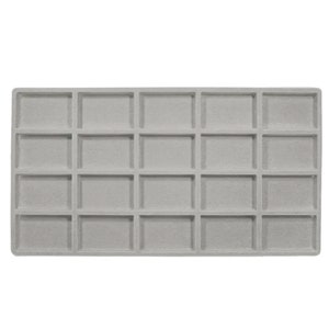 Jewelry Tray Liner-20 Compartment, Black or Grey Compartment Liner, Beading, collectables