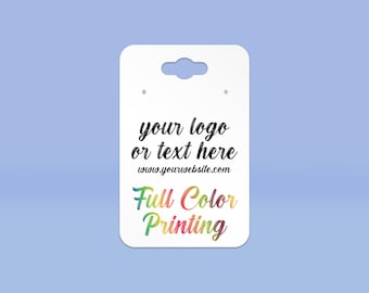 Earring Cards | Set of 100 2" x 3" Rounded Corner earring cards with Hang hole