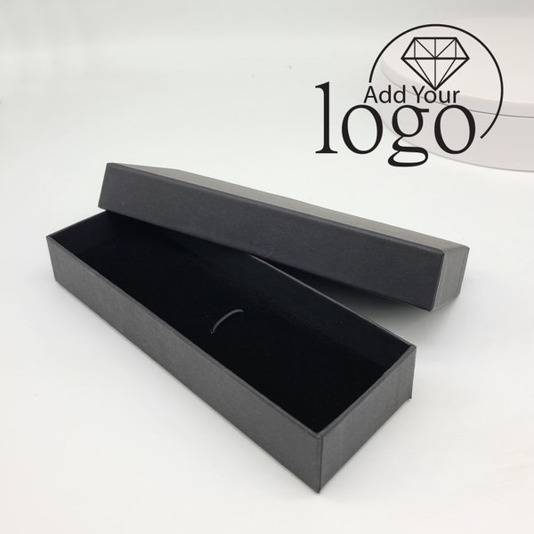 Custom Printed Matte Black Single Pen Boxes - Optional Printing - Bulk Pen Boxes - Add Logo-Custom Pen Box-Custom Boxes