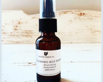 Organic Vegan Hyaluronic Acid Serum for Hydration