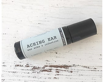Aching Ear Essential Oil Rollerball Blend for Ear ache support