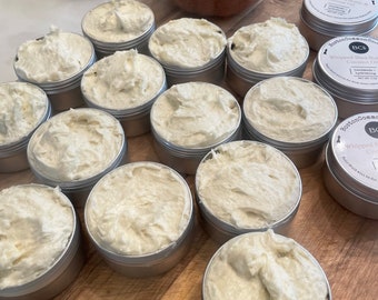 Whipped Organic Raw Shea Butter and Coconut Oil Skin Hydrant