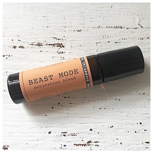 Beast Mode roller ball motivation blend / Student / athlete / Stimulating / support for completing tasks / synergy blend / gift