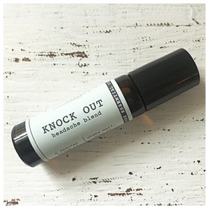 Knock Out Essential Oil Rollerball Blend to Support Headache Relief