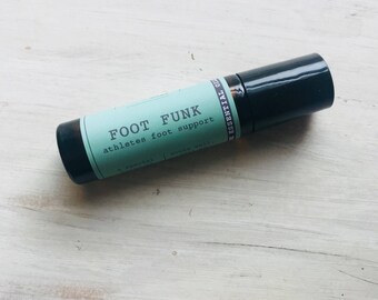 Foot Funk / Farewell Fungus / Athletes Foot Support / Synergy Blend / Rollerball Blend / Pure Essential Oils For Athletes Foot