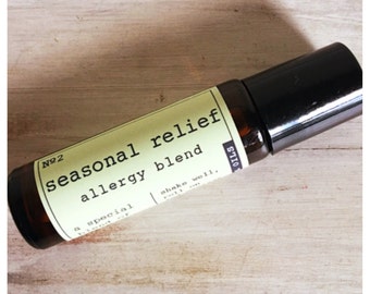 Saisonale Relief Ätherische Öl Rollerball Mischung für Allergie Unterstützung