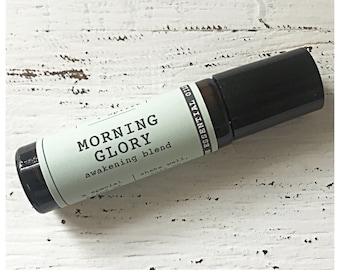 Morning Glory roller ball blend / citrus blend / Wake up blend / student / Good morning support / pure essential oil synergy blend