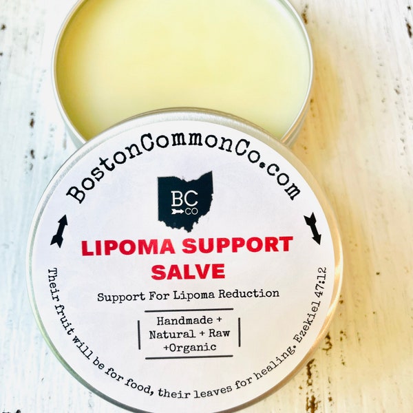 Lipoma Reduction Support Salve / Lipoma Tumors / Natural Lipoma Support / Natural Clean Healing / Compostable / Sustainable