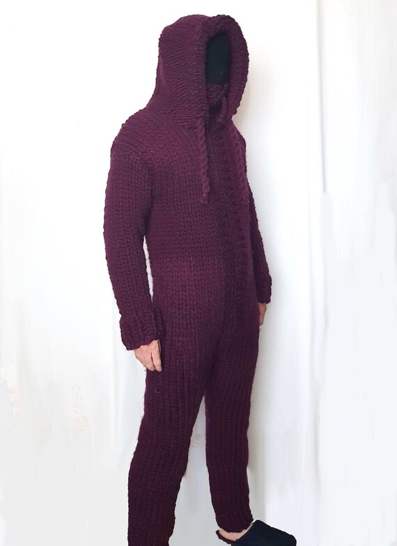 Mens knitted onesie hotsell