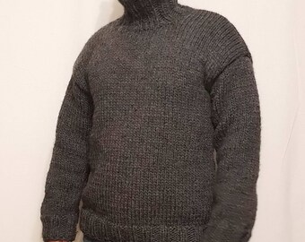 mens thick wool jumpers
