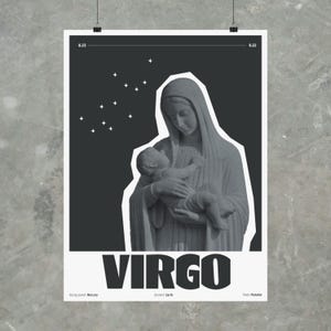 Virgo Zodiac Matte Poster