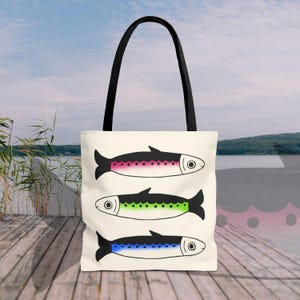 Cute Sardine Tote Bag