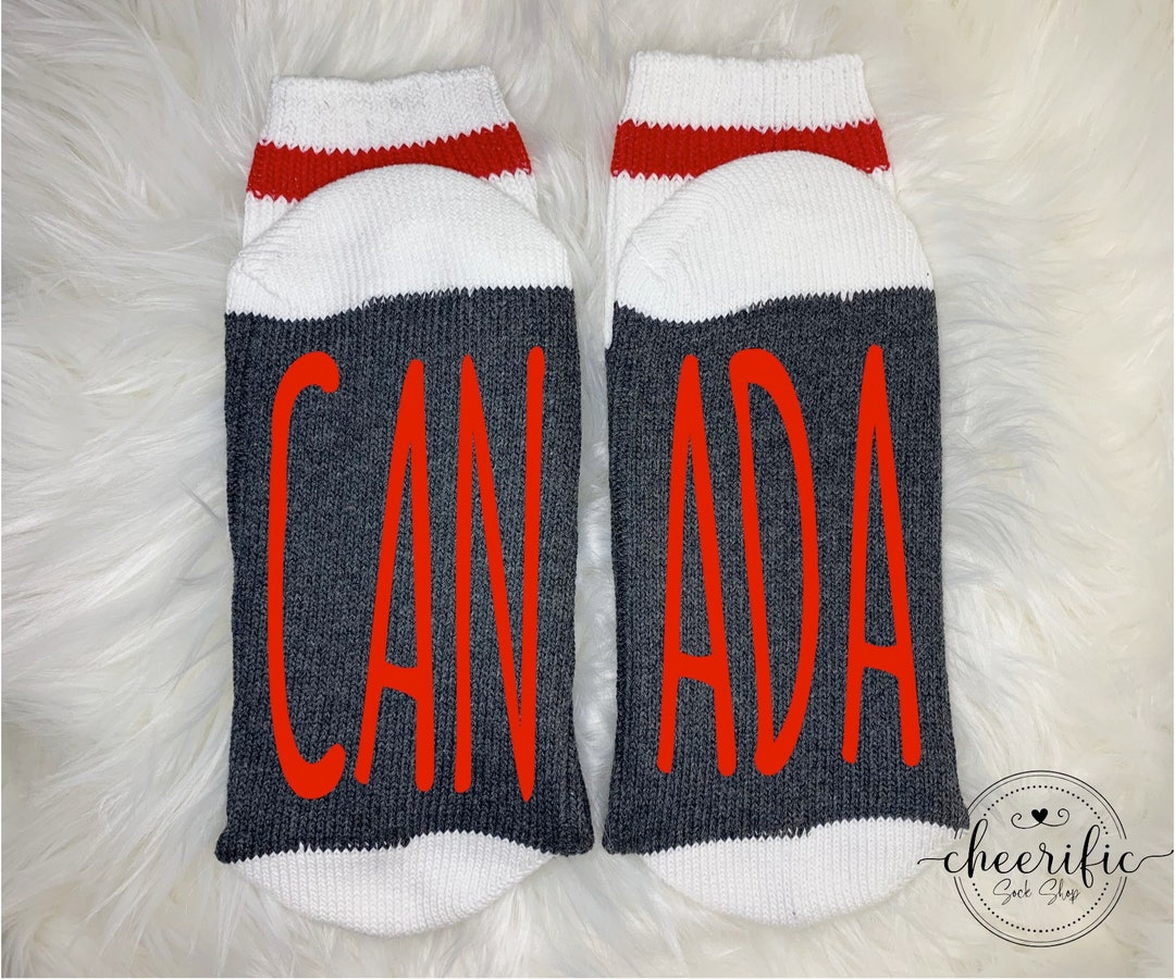 Canada socks, Canadian gift, Canada Day socks, Gifts from Canada