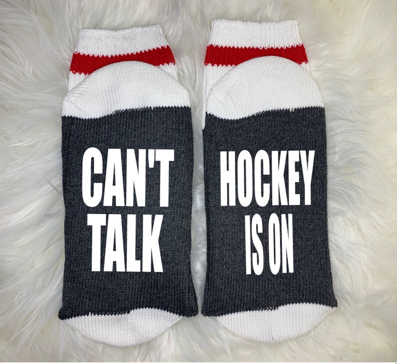 Hockey is on Socks Hockey Lovers Gift Fathers Day Gift From Etsy