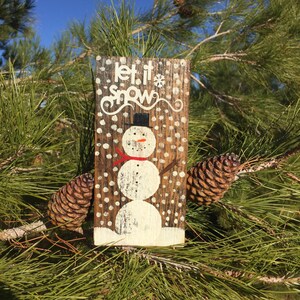 Let It Snow- Snowman Wall Decor