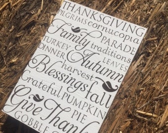 Thanksgiving Wall Sign