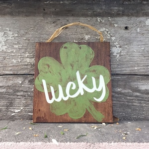Lucy- St. Patricks Day Sign