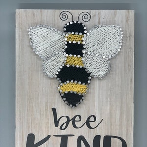 Bee string art