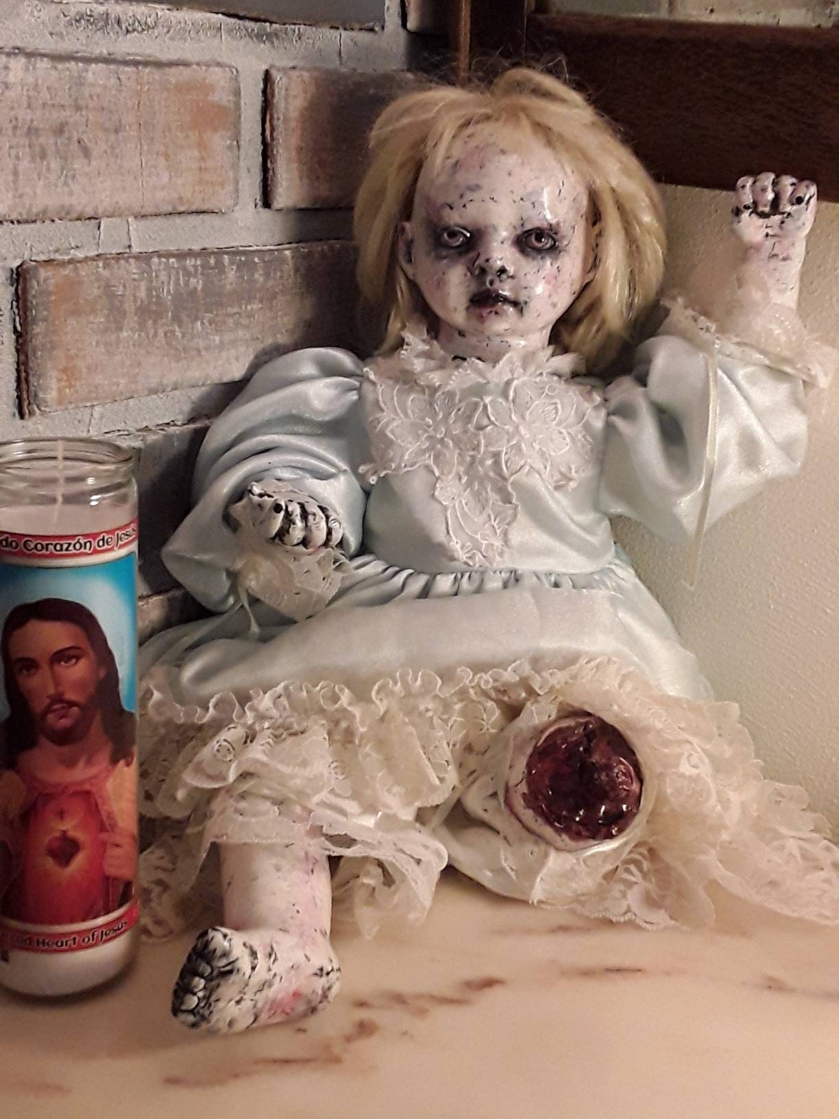 Porcelain Diy Creepy Doll Creepy Doll Horror Themed Reborn Dolls