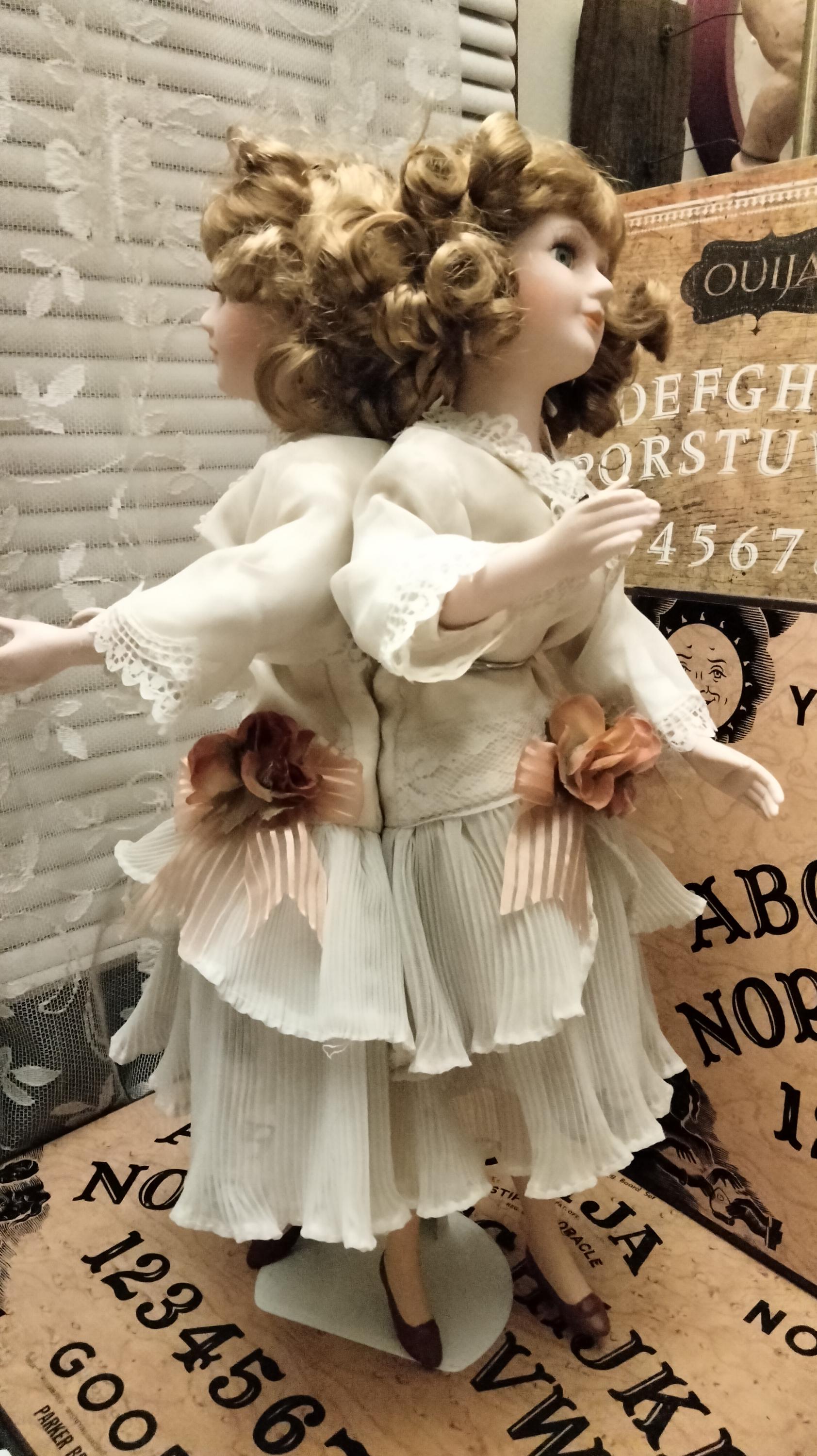 Conjoined Twin Sisters Porcelain Doll - Etsy