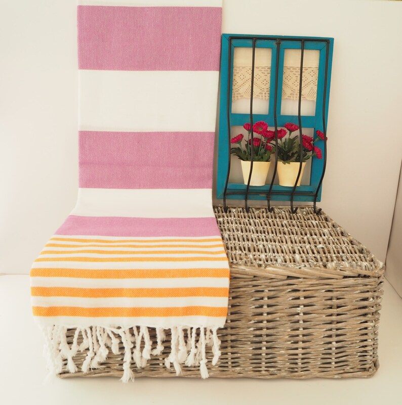 Purple-Orange Turkish Towel,Green and Purple Beach Towel,Green Turkish Beach Towel,Bridesmaid Gift Towel,Wedding Gift Towel,Wedding Favor,