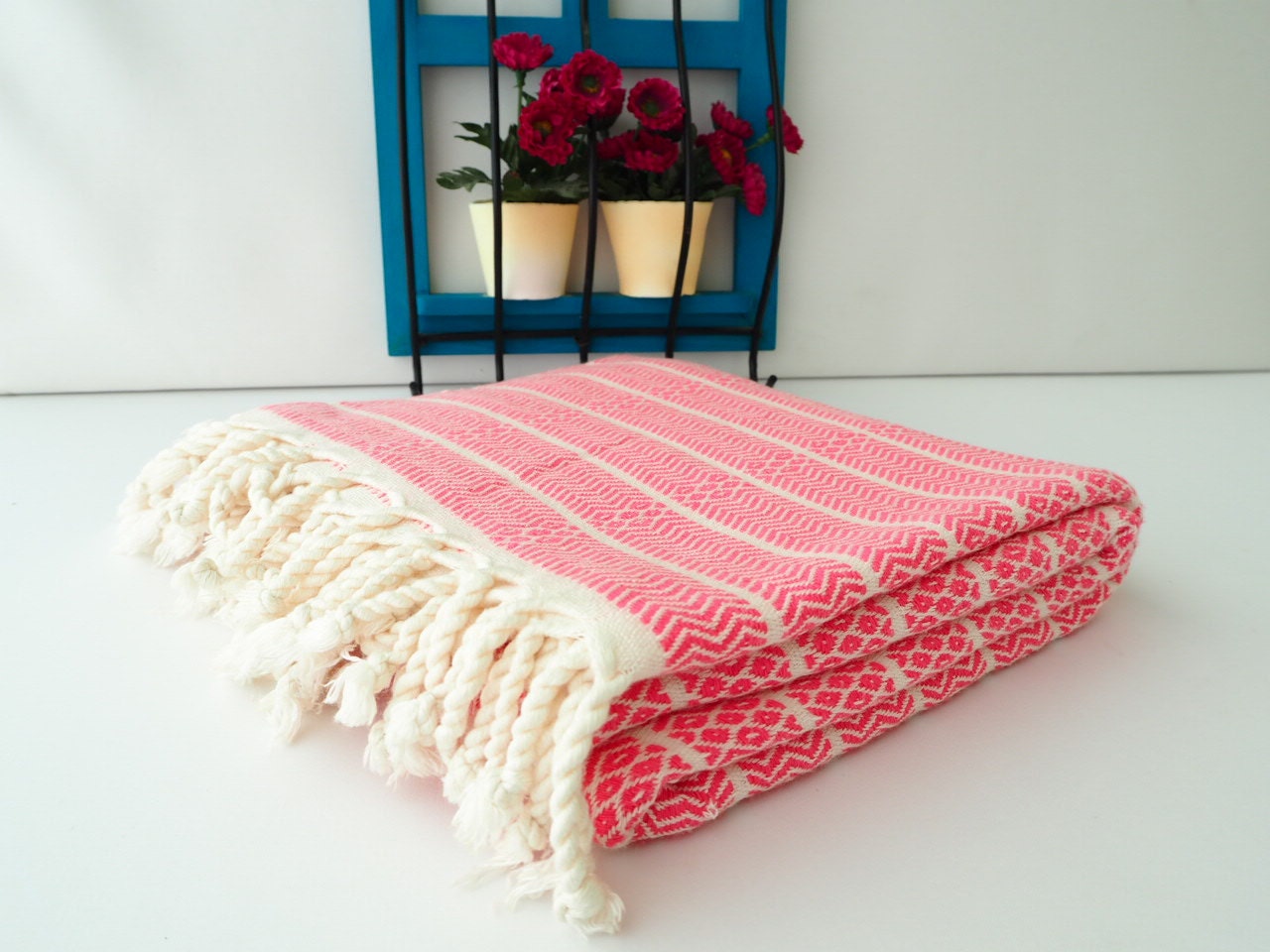 Pink Bamboo TowelPink Turkish TowelBamboo Turkish Etsy