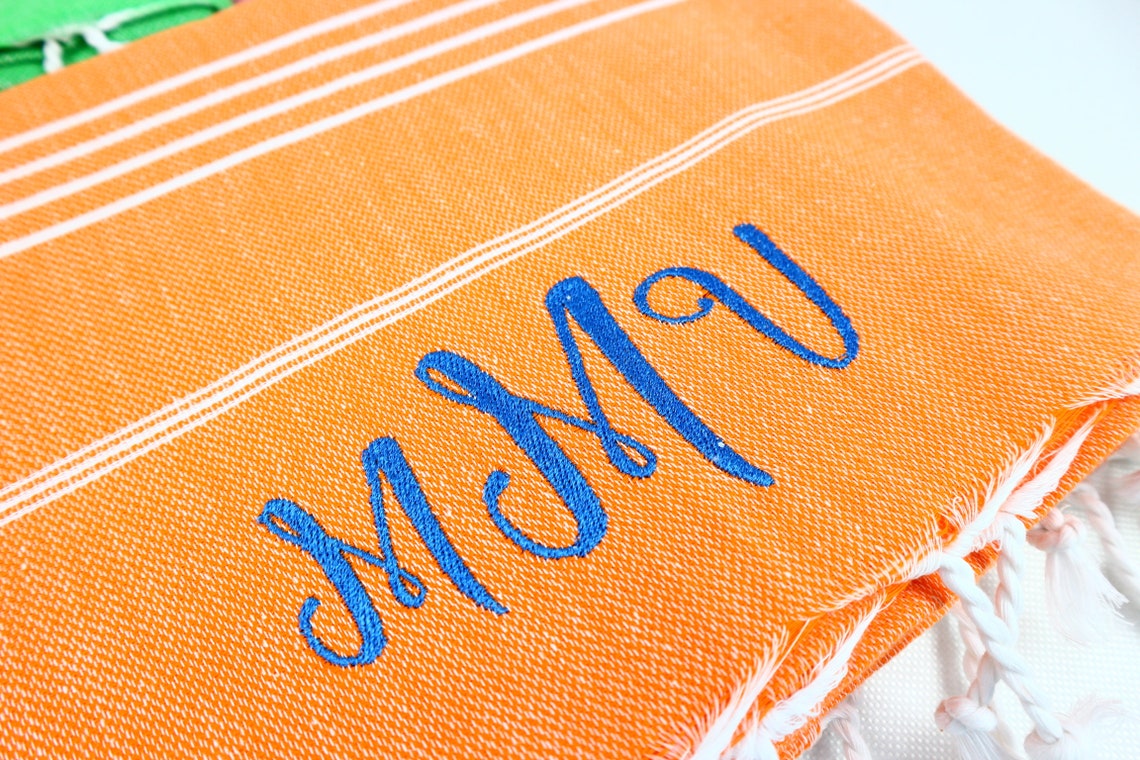 monogrammed turkish towels