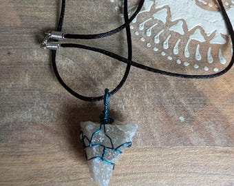 Himalayan salt necklace. Wire wrapped Himalayan salt necklace. Wire wrapped necklace