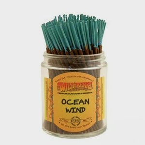 Ocean Wind incense sticks. Wild Berry brand incense sticks. Shortie incense sticks. Highly fragranced incense sticks