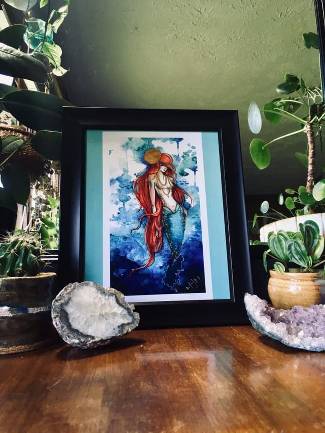 Ariel the Little Mermaid Watercolor - Art Print - Etsy