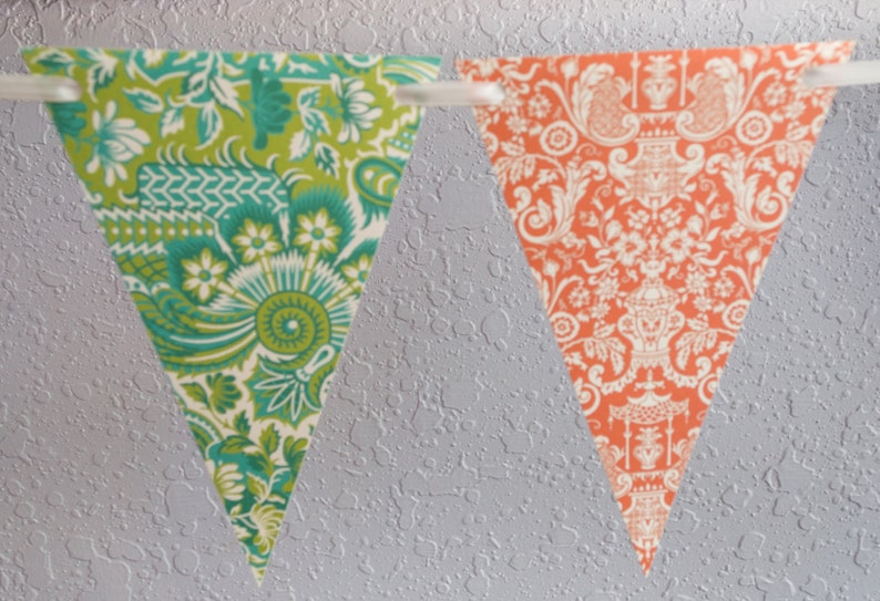 English Garden Floral Bridal Shower Paper Bunting Garden Party Vintage Party Decor Pennant Banner Tea Party