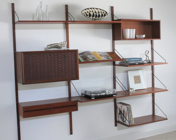 3 Bay Danish Modern Cado Wall Unit