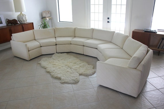 SALE! Bernhardt 'Flair' Octagonal Sectional Sofa in Cream