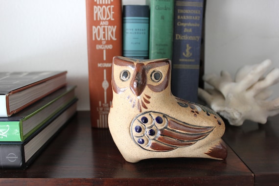Handpainted Mexican Tonala Owl