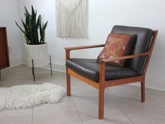 Mid Century Modern Teak Lounge Chair by Fredrik Kayser