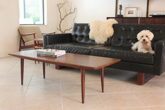 Mid Century Modern Wood Coffee Table