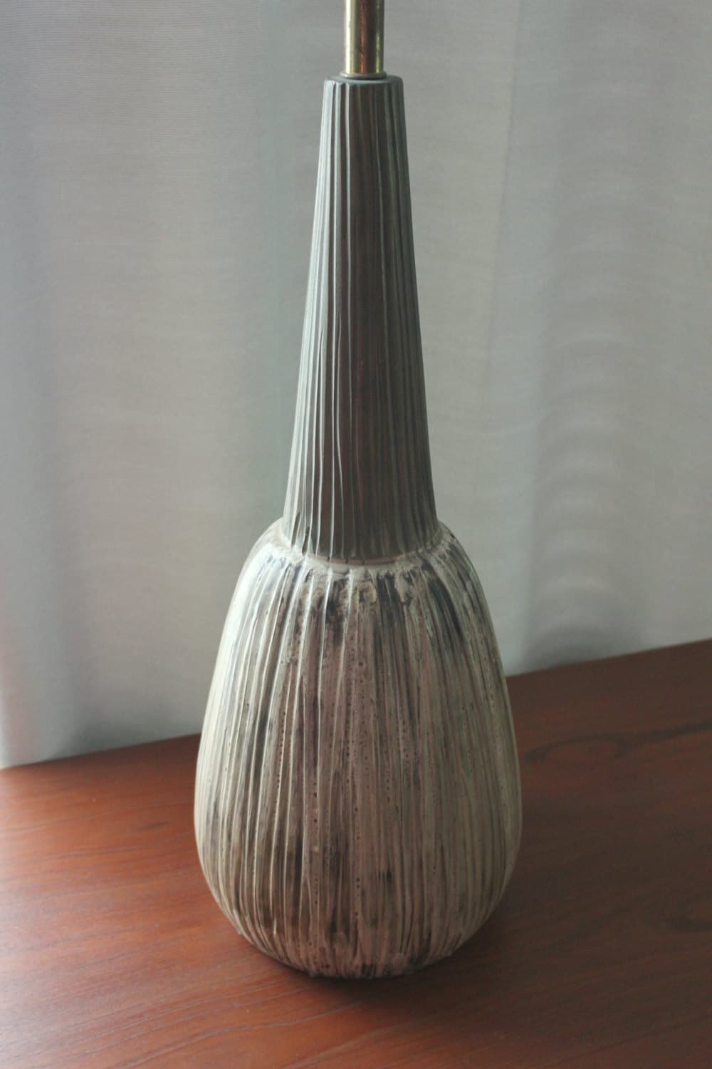 Mid Century Modern Gourd Shaped Ceramic Table Lamp by Raymor