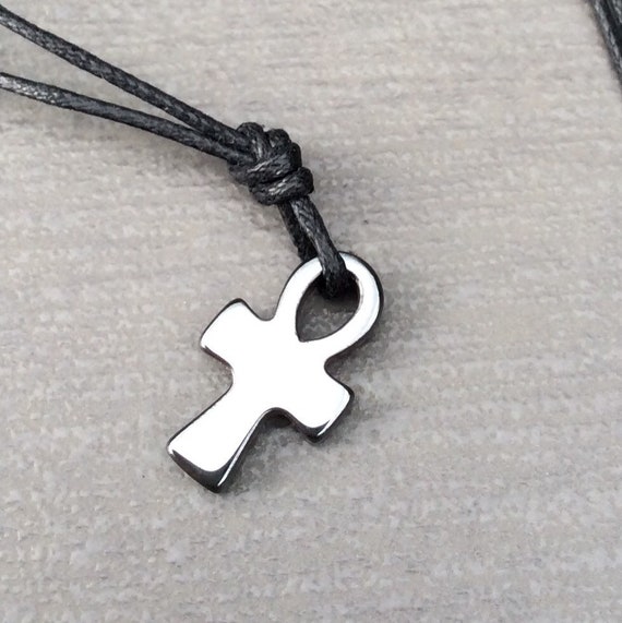 Hematite ankh necklace discount