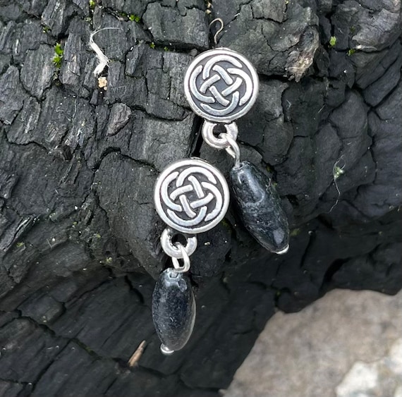 Kilkenny Marble Earrings Celtic Knot Stud Kilkenny Design Irish