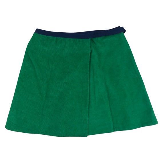 Vintage Girls Skirt, Preppy Whale Polka Dot Print… - image 3
