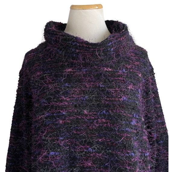 Vintage Fuzzy Turtleneck Sweater, Susan Lawrence … - image 4