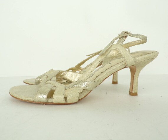 nina gold sandals