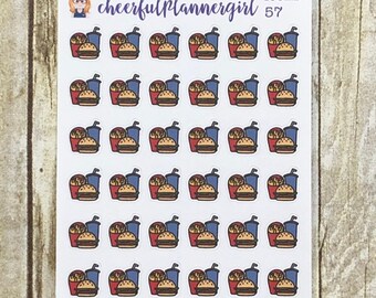 Fast Food Planner Stickers