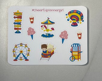 Carnival Fun Deco Sampler Sticker Sheet