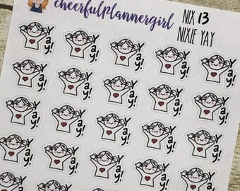 Nixie Yay Planner Stickers