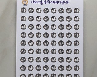 4k Step Goal Mini Planner Stickers