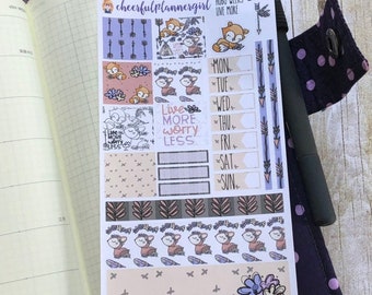 Hobonichi Weeks Live More Worry Less Weekly Planner Stickers